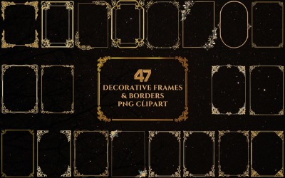 Decorative Frames &amp;amp; Borders PNG Clipart