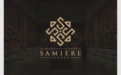 Logotipo Decorativo De Lujo Letra S