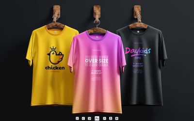 Oversize Shirt Mockup Template 1