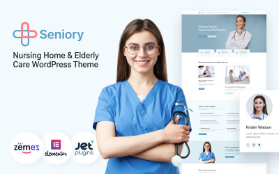 Seniory - Domov s pečovatelskou službou a péče o seniory WordPress Elementor Theme