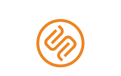 Supermaze Harf S vektör logo tasarım şablonu