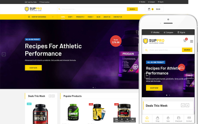 Suppro - Tema WooCommerce de suplemento de saúde