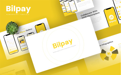 Bilpay – aplikacja mobilna i szablon SAAS PowerPoint