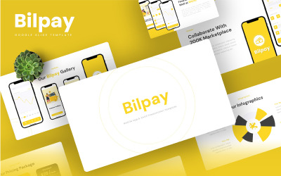 Bilpay – mobilalkalmazás és SAAS Google Slides sablon