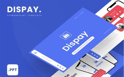 Dispay – Modèle PowerPoint pour application mobile et SAAS