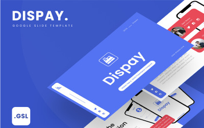 Dispay – 移动应用程序和 SAAS Google 幻灯片模板