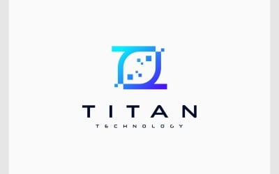 Letter TT Digital Technology Logo