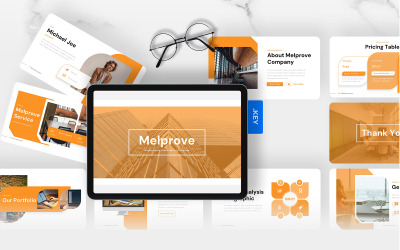 Melprove – Многоцелевой шаблон Keynote
