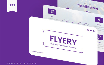 Flyery – Pitch Deck PowerPoint-mall