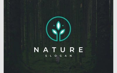 Life Leaf Organic Flower Logo