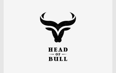 Rustykalne logo Bull Cattle Ranch