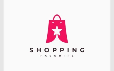 Shopping Bag Star Shop Logo