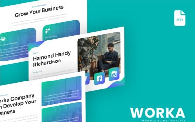 Worka – Modelo de Apresentações Google de Marketing SEO