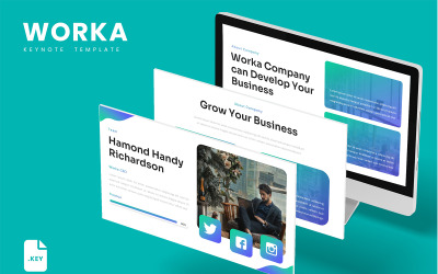 Worka – SEO Marketing Keynote sablon