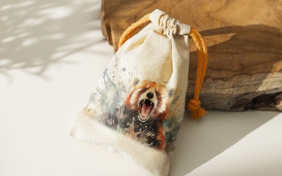 fox funny Animal head peeking on white background 5