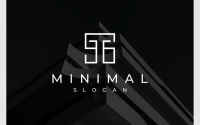 Letter TS ST Minimalist Logo