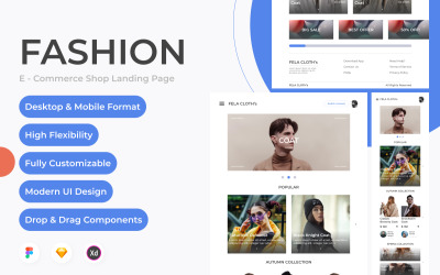 Fela Cloth&amp;#39;s - Website Home Landing Page V2