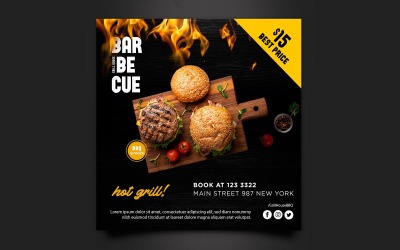 Food Manu Social Media Template