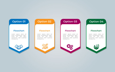 Design de elemento infográfico vetorial retangular eps.