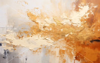 Artistic Wall Decor Golden Foil 35