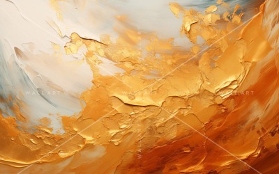 Elegante Wandkunst mit goldener Folie 43