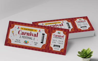 Szablon projektu festiwalu karnawałowego