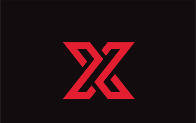 Xtreme bokstaven X vektor logotyp formgivningsmall