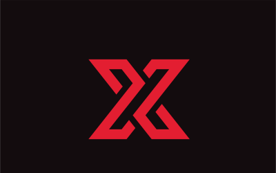 Xtreme Letter X vektör logo tasarım şablonu