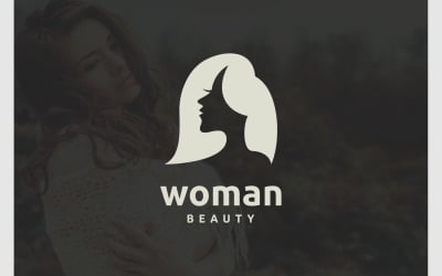 Face Woman Beauty Silhouette Logo