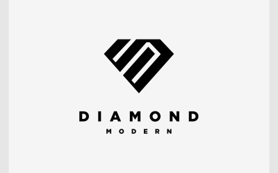 Logo di gioielli con diamanti con lettera S