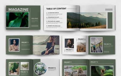 Modemagazin-Vorlagenlandschaft
