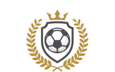 Plantilla de diseño de logotipo de fútbol