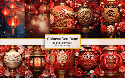 Čínský Nový rok Dragon pozadí