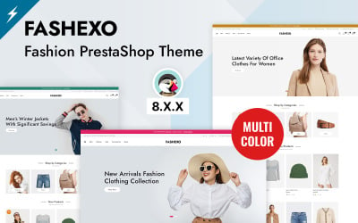 Fashexo - Tema PrestaShop de loja de moda e roupas