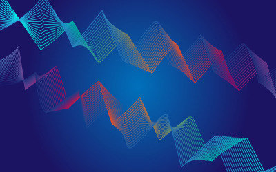 Linienkunst-Hintergrunddesign im Blend-Stil.