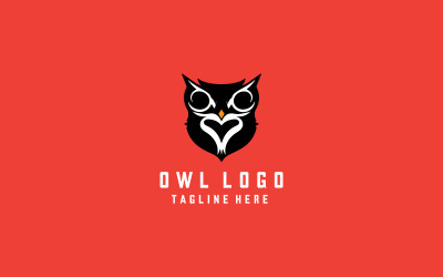 Owl Logo Design Vector Template V1