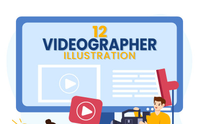 12 Ilustração do cinegrafista