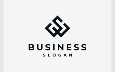 Lettera WS SW iniziali semplice logo monogramma