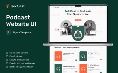 TalkCast - Podcast Website