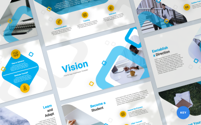 Vision - Modèle de présentation Keynote des 90 premiers jours de travail