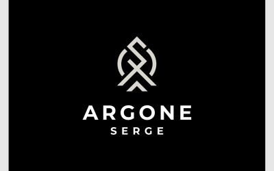 Litera AS SA Proste logo monogramu