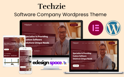 Techzie — тема WordPress для компании-разработчика программного обеспечения