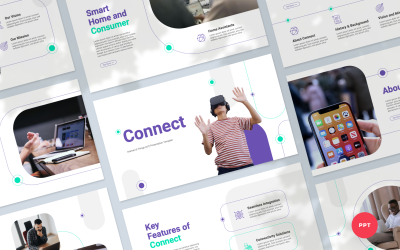 Connect — szablon prezentacji Internetu rzeczy (IoT) w programie PowerPoint