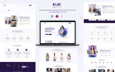 Kuki | LMS Education WordPress-tema