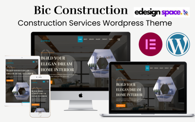 Bic Construction - Motyw WordPress dotyczący usług budowlanych