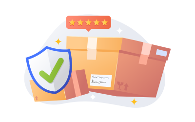 Package Safety Vector Illustration