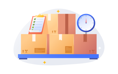 Package Weight Vector Illustration