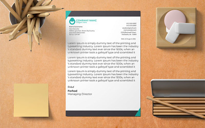 Diseño de membrete vectorial profesional_180