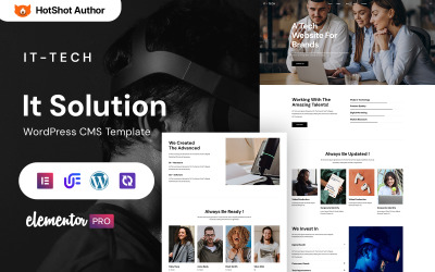 IT-Tech - IT-lösningar och mångsidigt WordPress Elementor-tema