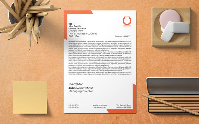 Minimalistyczny i kreatywny papier firmowy_L_100
